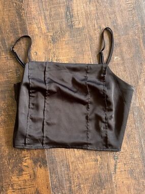 bp. Black Smocked Tube Top